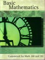 Basic Math Math Customized for Math 100  101comes with Math Max Multimedia Cdrom