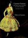 Carmen Fantasy and Other Concert Favorites for Violin and Piano With Separate Violin Part