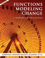 Functions Modeling Change A Preparation for Calculus