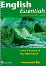 English Essentials Homework File