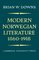 Modern Norwegian Literature 1860-1918