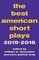 The Best American Short Plays 2015-2016