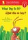 What Day Is It?/Que dia es hoy? (Green Light Readers Level 1)