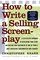 How to Write a Selling Screenplay