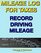 Mileage Log For Taxes: Record Driving Mileage