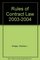 Rules of Contract Law 2003-2004 (Statutory Supplement)