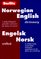 Berlitz Norwegian-English Dictionary/Engelsk-Norsk Ordbok