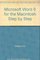 Microsoft Word 6 for the Macintosh: Step by Step (Step By Step (Redmond, Wash.).)