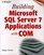 Building Microsoft(r) SQL Server(r) 7 Applications with COM