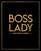 Boss Lady 2020-2024 Planner: 5 Year Monthly Calender & Organizer with 60 Months Spread View - Five Year Schedule Agenda, Notebook & Diary - Black & Leaf Gold Female Empowerment