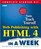Web Publishing With Html 4 in a Week: Complete Starter Kit (Sams Teach Yourself)