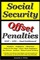 Social Security Offset Penalties: WEP-  GPO - Dual Entitlement
