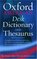 The Oxford Desk Dictionary and Thesaurus (New Look for Oxford Dictionaries)