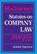 Blackstone's Statutes on Company Law (Blackstone's Statute Books)