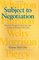 Subject to Negotiation: Reading Feminist Criticism and American Women's Fictions (Feminist Issues)