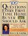 100 Questions Every First-Time Home Buyer Should Ask : With Answers from Top Brokers from Around the Country (100 Questions Every First-Time Home Buyer Should Ask)