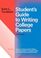 Student?s Guide to Writing College Papers, Fifth Edition (Chicago Guides to Writing, Editing, and Publishing)