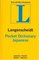 Langenscheidt's Pocket Dictionary Japanese/English English/Japanese