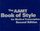 The AAMT Book of Style for Medical Transcription, Second Edition