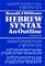 Hebrew Syntax an Outline