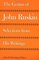 The Genius of John Ruskin: Selections from His Writings (Victorian Literature and Culture Series)