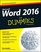 Word 2016 For Dummies (For Dummies (Computer/Tech))