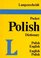 Langenscheidt's Pocket Polish Dictionary (English-Polish/Polish-English)