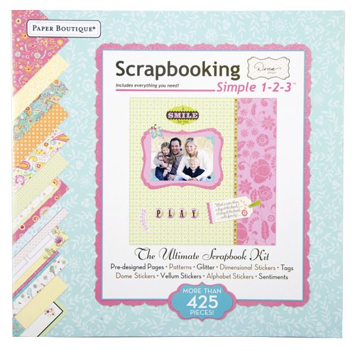 Paper Boutique - Scrapbooking Simple 1-2-3 scrapbook kits