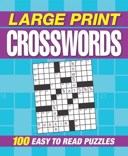 Large Print Crosswords, Arcturus Publishing. (Paperback 1784285609)