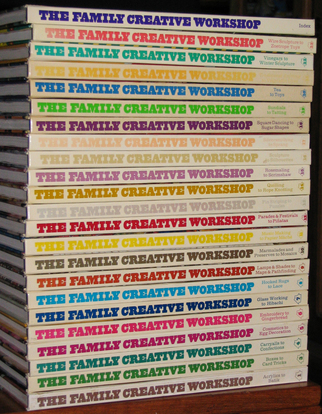 The Family Creative Workshop, high quality Project Book Set, Family Projects, Book Decor, Staging Books, Hobby Books, CRAFT IDEAS, How To Books, Supplies