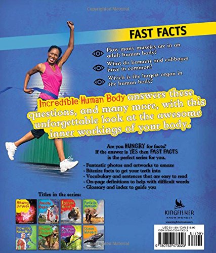 Fast Facts Incredible Human Body, Editors of Kingfisher. (Hardcover ...