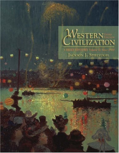 Western Civilization A Brief History Volume II Since 1500 With CDROM ...