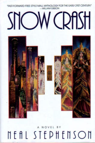 Snow Crash Book Cover Neal Stephenson Locker Magnet 2" X 3" Fridge 