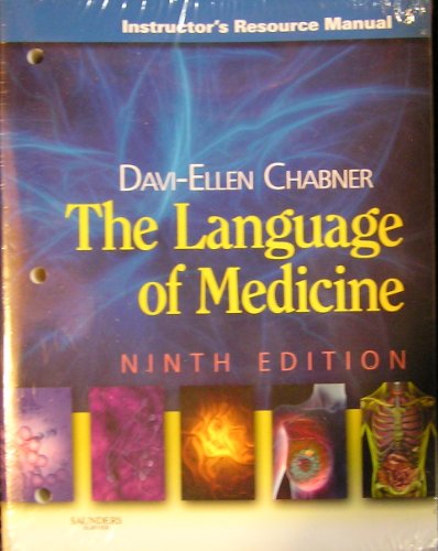 The Language Of Medicine Instructors Resource Manual 9th - 