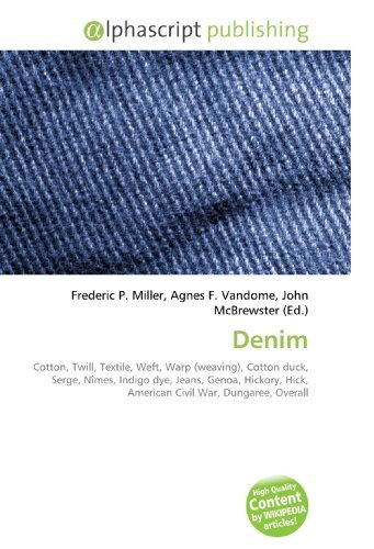 Denim Cotton Twill Textile Weft Warp weaving Cotton duck Serge