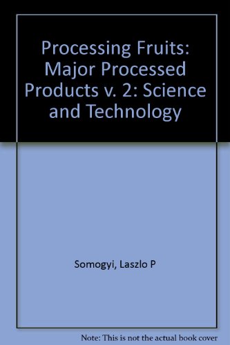 Processing Fruits Science And Technology Volume Ii Unknown Author Hardcover 1566763835 5775