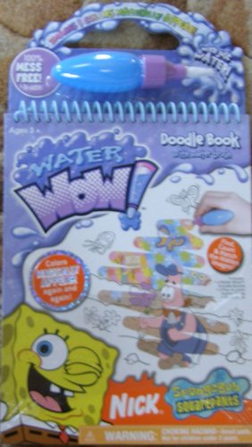 Spongebob Squarepants Water Wow Doodle Book Giddy Up Giddy Up