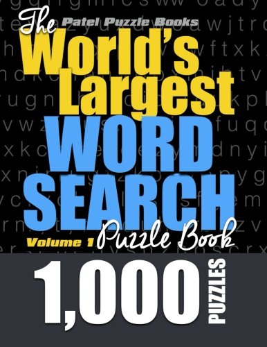 The Worlds Largest Word Search Puzzle Book 1000 Puzzles Vol - 