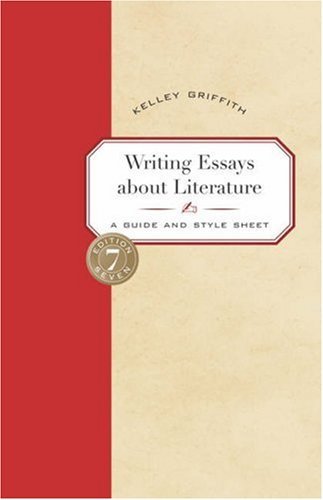 writing essays about literature griffith pdf