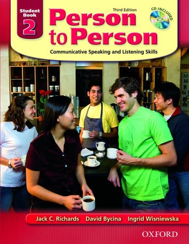 Person To Person Third Edition 2 Student Book With Audio Cd Jack Richards David Bycina Ingrid Wisniewska Paperback 0194302156