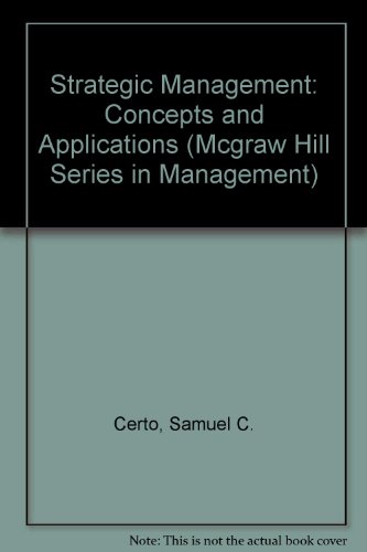 Strategic Management A Focus on Process Mcgraw Hill Series in ...