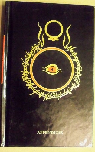 Appendices Final Book Lord Of The Rings, J R R Tolkien. (Hardcover ...