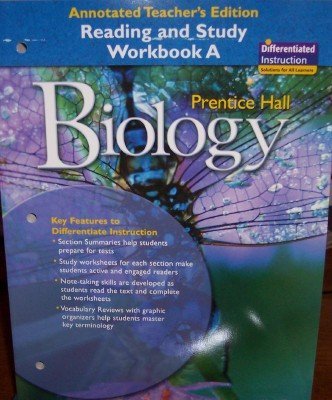 Reading and Study Workbook A Prentice Hall Biology Annotated Teachers ...