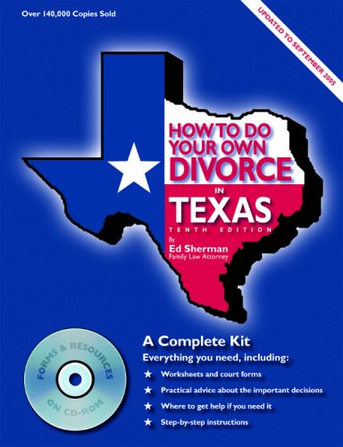 How To Do Your Own Divorce In Texas Book