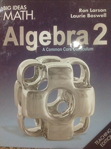 Algebra 2 Common Core Big Ideas Math Pdf