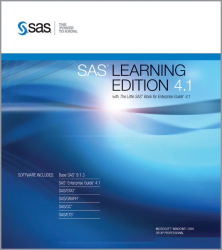 SAS Learning Edition 41 With the Little SAS Book for Enterprise Guide ...